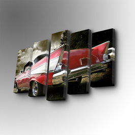 Wallity Cuadro Decorativo en Lienzo 5 Piezas 5PUC-129